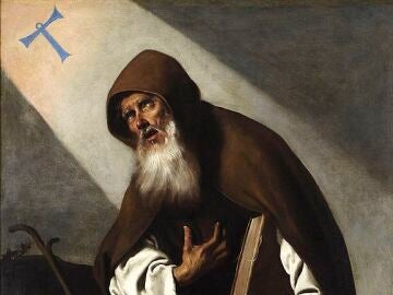 San Antonio Abad, por Francisco de Zurbar&aacute;n.