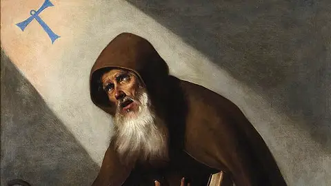 San Antonio Abad, por Francisco de Zurbarán. San Antonio Abad, por Francisco de Zurbarán.