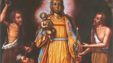 Nuestra Señora de la Candelaria entre guanches Nuestra Señora de la Candelaria entre guanches
