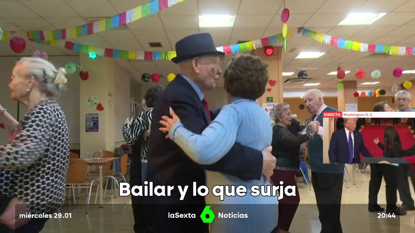 Pareja mayor bailando Pareja mayor bailando