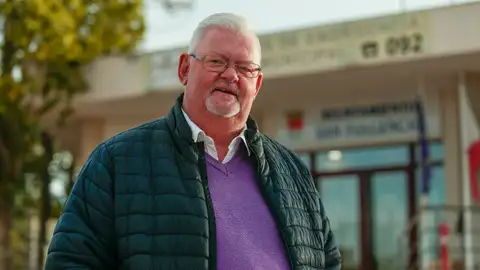 El londinense, Darren Parmenter, residente en la provincia de Alicante El londinense, Darren Parmenter, residente en la provincia de Alicante