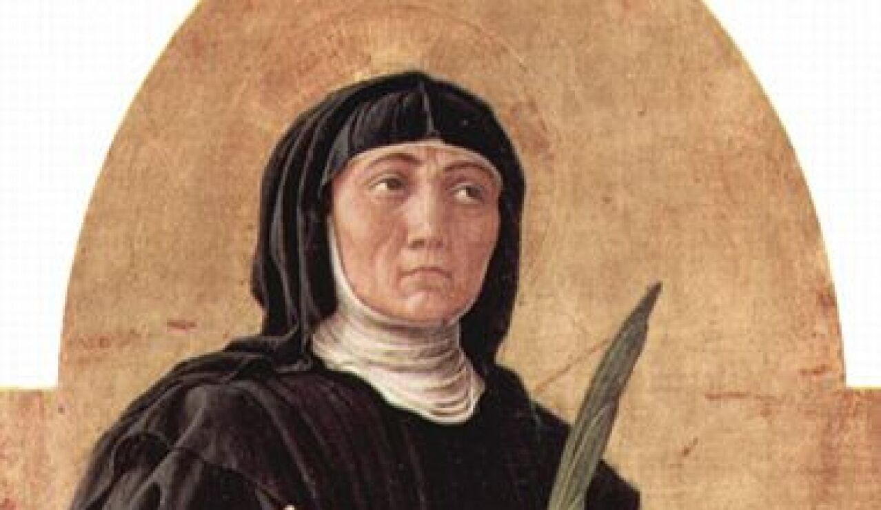 Santa Escol&aacute;stica de Nursia