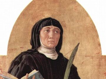 Santa Escol&aacute;stica de Nursia