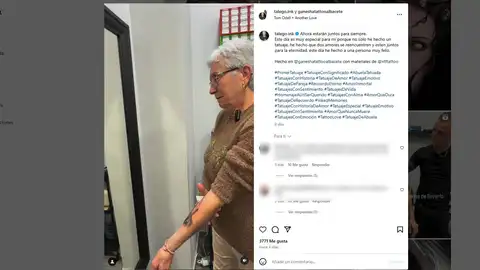 Se hace su primer tatuaje con más de 60 y el motivo ha emocionado a las redes sociales Se hace su primer tatuaje con más de 60 y el motivo ha emocionado a las redes sociales