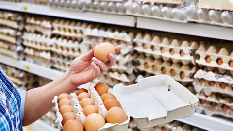 Huevos en el supermercado Huevos en el supermercado