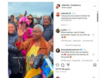 Brenda Brown profesora de Will Smith