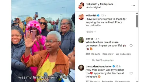 Brenda Brown profesora de Will Smith Brenda Brown profesora de Will Smith