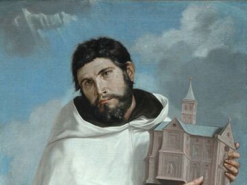 San Agabo pintado por Juan Bautista Ma&iacute;no 