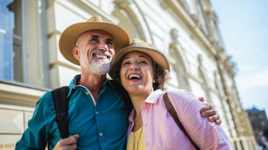 Pareja de viaje