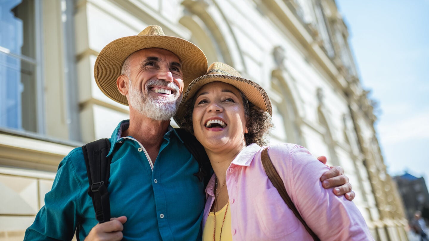 Pareja de viaje