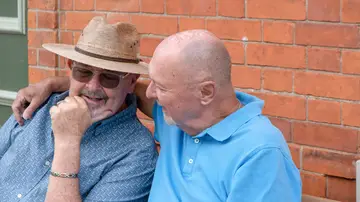 Pareja mayor homosexual Pareja mayor homosexual
