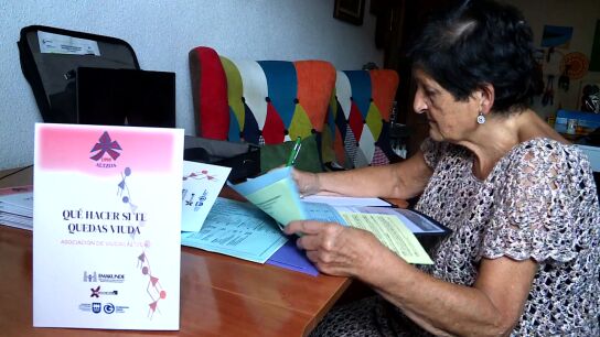 Viuda y su pensi&oacute;n