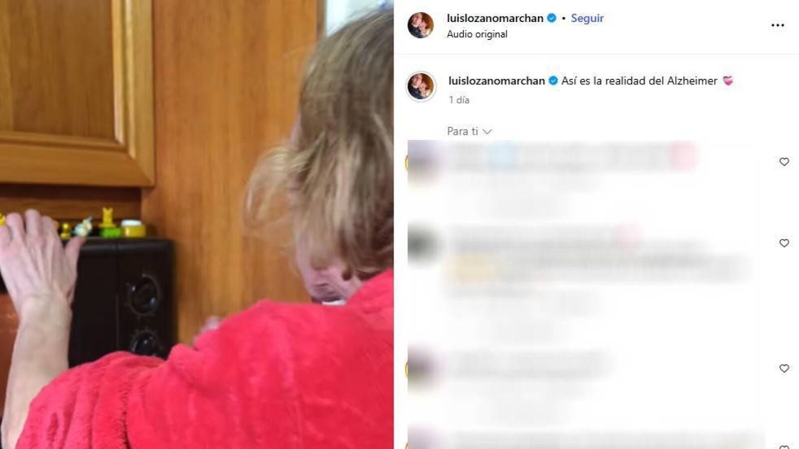 Vivir con Alzheimer: Un joven comparte en redes sociales como es vivir día a día con su madre quien sufre esta enfermedad