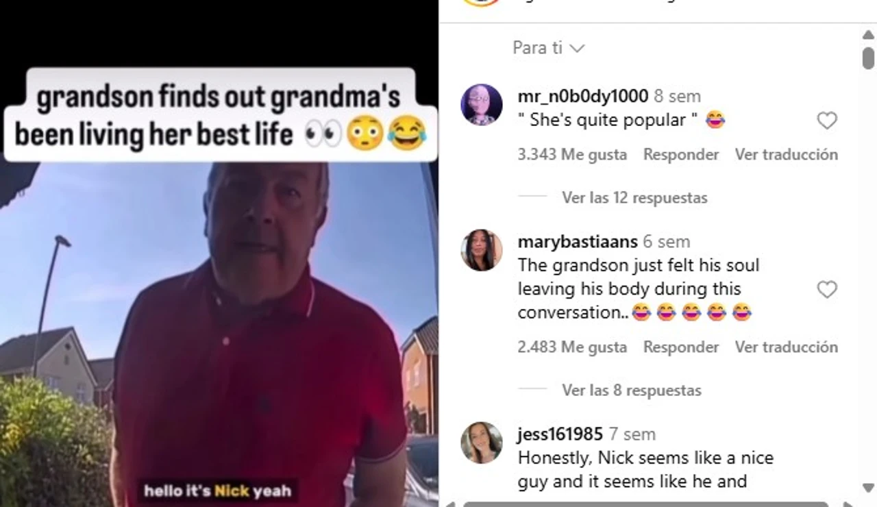 "¡Pero es mi abuela!": La divertida reacción de un joven cuando la cita de Tinder de su abuela acude a recogerla a su casa
