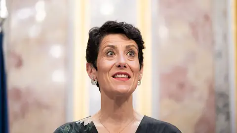 Elma Saiz, la Ministra de Inclusión, Seguridad Social y Migraciones. Elma Saiz, la Ministra de Inclusión, Seguridad Social y Migraciones.