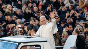 El papa León XIV en el Vaticano