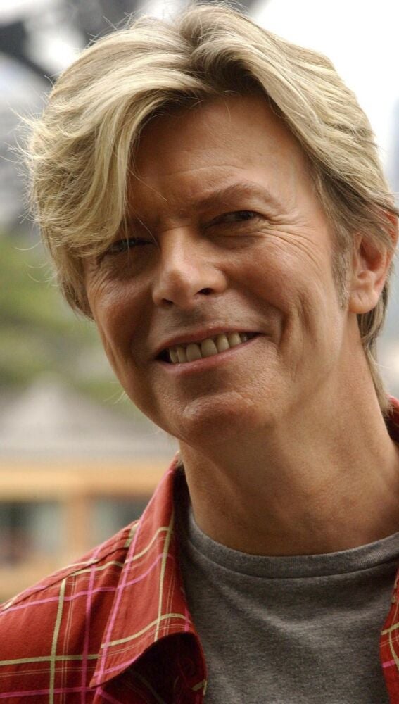 El cantante David Bowie en Sídney en 2004