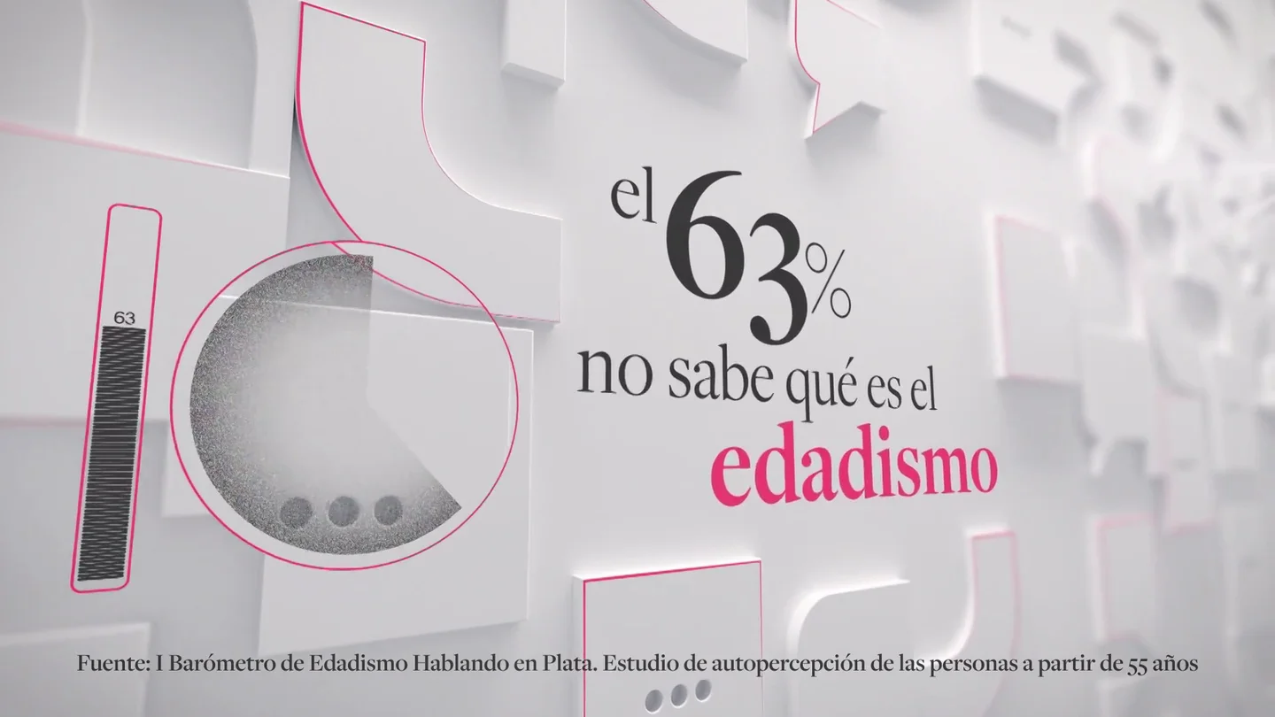 Hablando en plata lanza una nueva campaña con los datos extraídos de su I Barómetro de Edadismo Hablando en plata lanza una nueva campaña con los datos extraídos de su I Barómetro de Edadismo