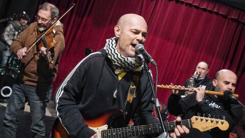 Celtas Cortos durante los ensayos