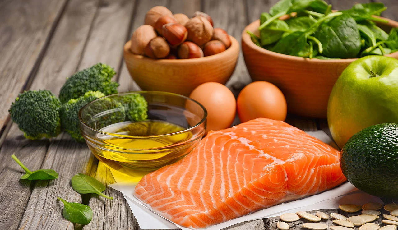 Huevos, pescado, fruta y verdura