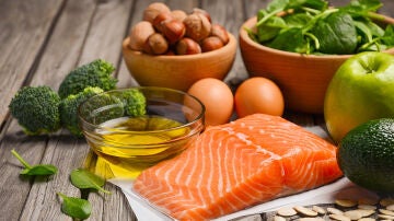 Huevos, pescado, fruta y verdura