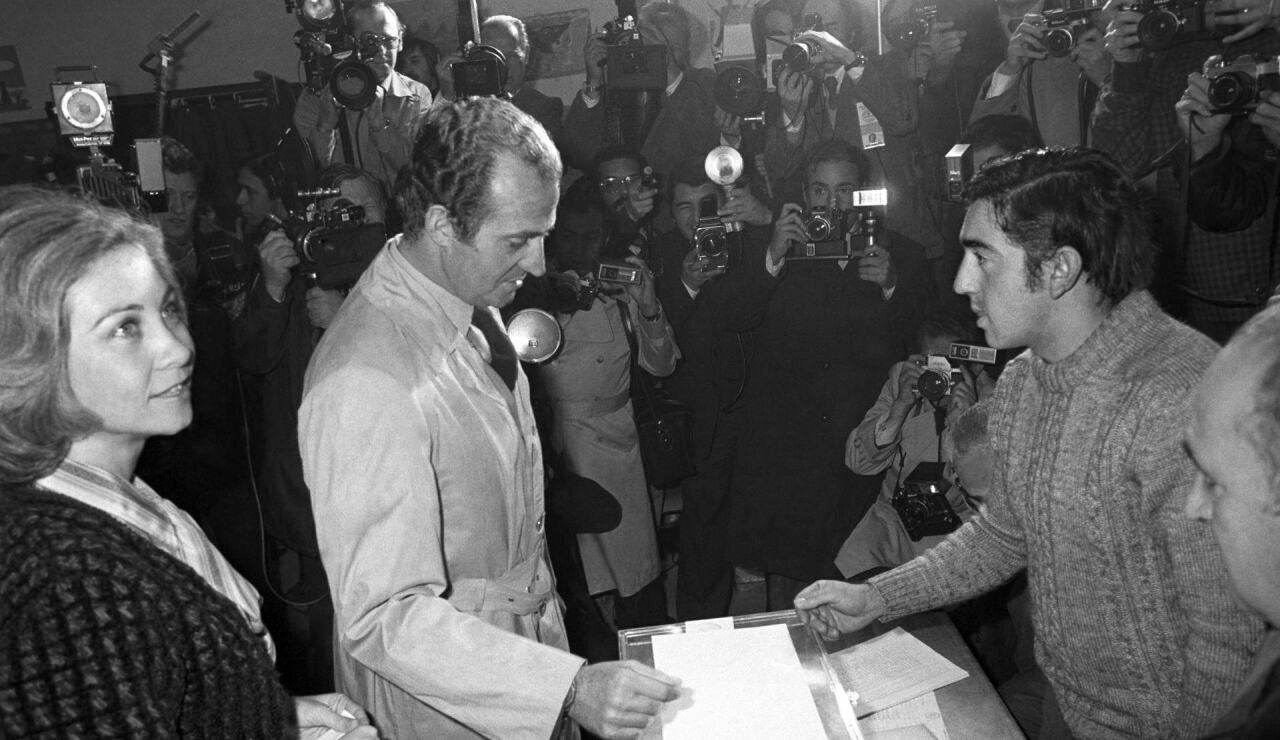 Los Reyes de Espa&ntilde;a, Juan Carlos y Sofia en 1978