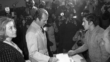 Los Reyes de Espa&ntilde;a, Juan Carlos y Sofia en 1978