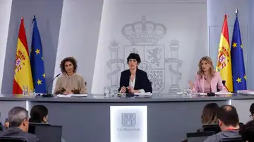 María Jesús Montero, Elma Saiz y Yolanda Díaz María Jesús Montero, Elma Saiz y Yolanda Díaz