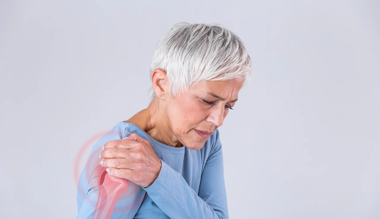 Mujer con dolor crónico