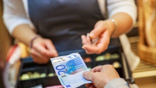 Pagar en el supermercado