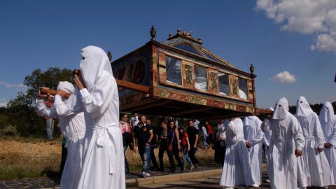 Procesión del Viernes Santo en Bercianos de Aliste, Zamora