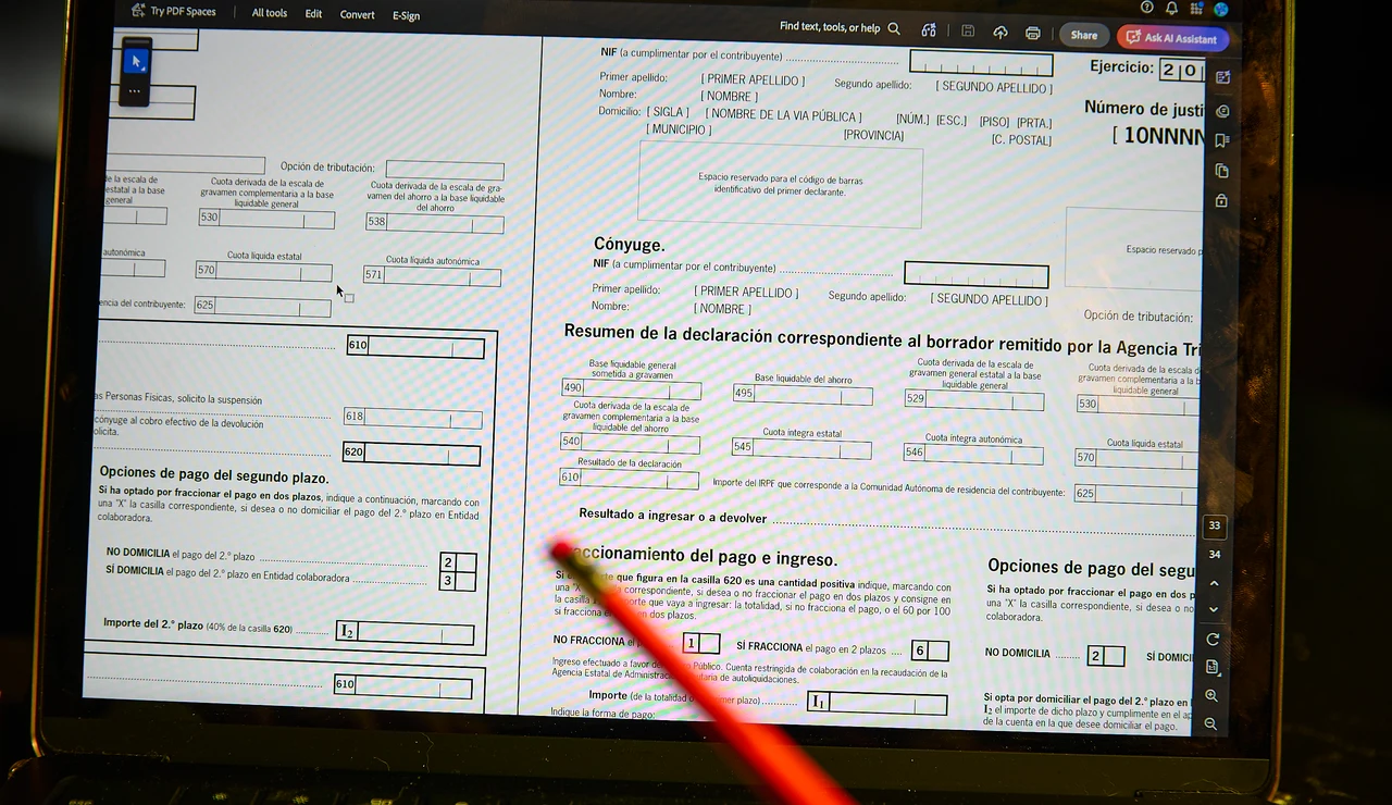Borrador declaración de la renta