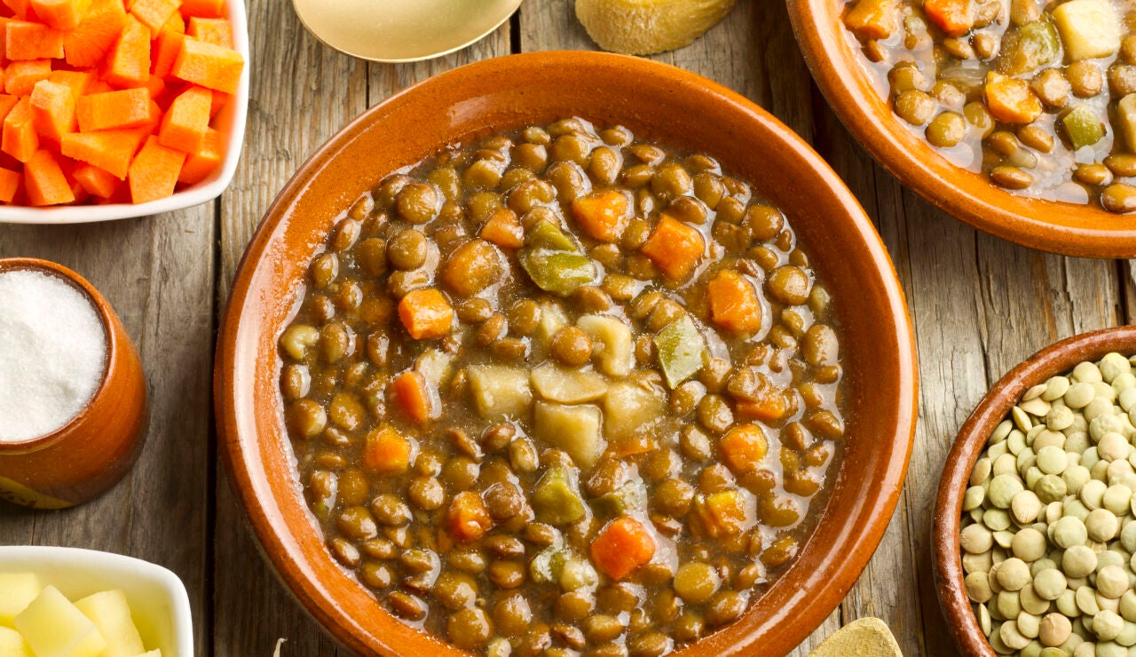 Plato de lentejas