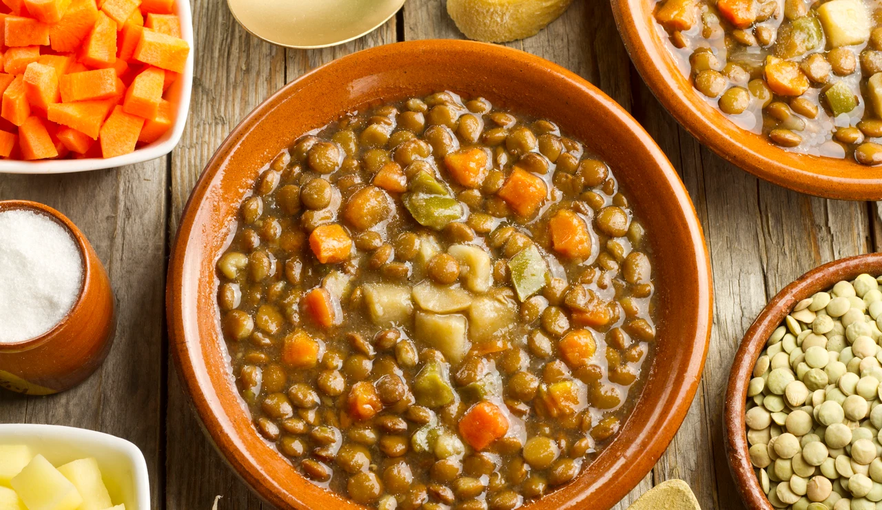 Plato de lentejas