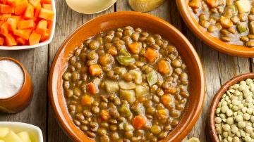 Plato de lentejas