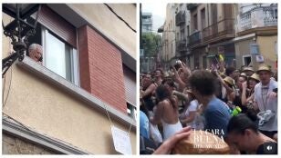 La emocionante felicitaci&oacute;n de Arenys de Mar a Mar&iacute;a por sus 100 a&ntilde;os