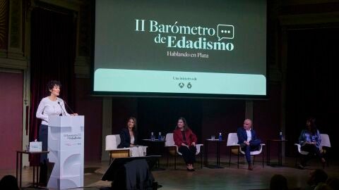 Elma Saiz en la clausura del II Barómetro de Edadismo
